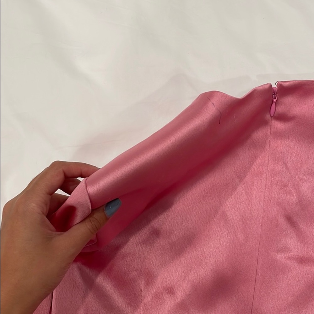Cinq a Sept Pink Ruched Dress - Picture 9 of 9